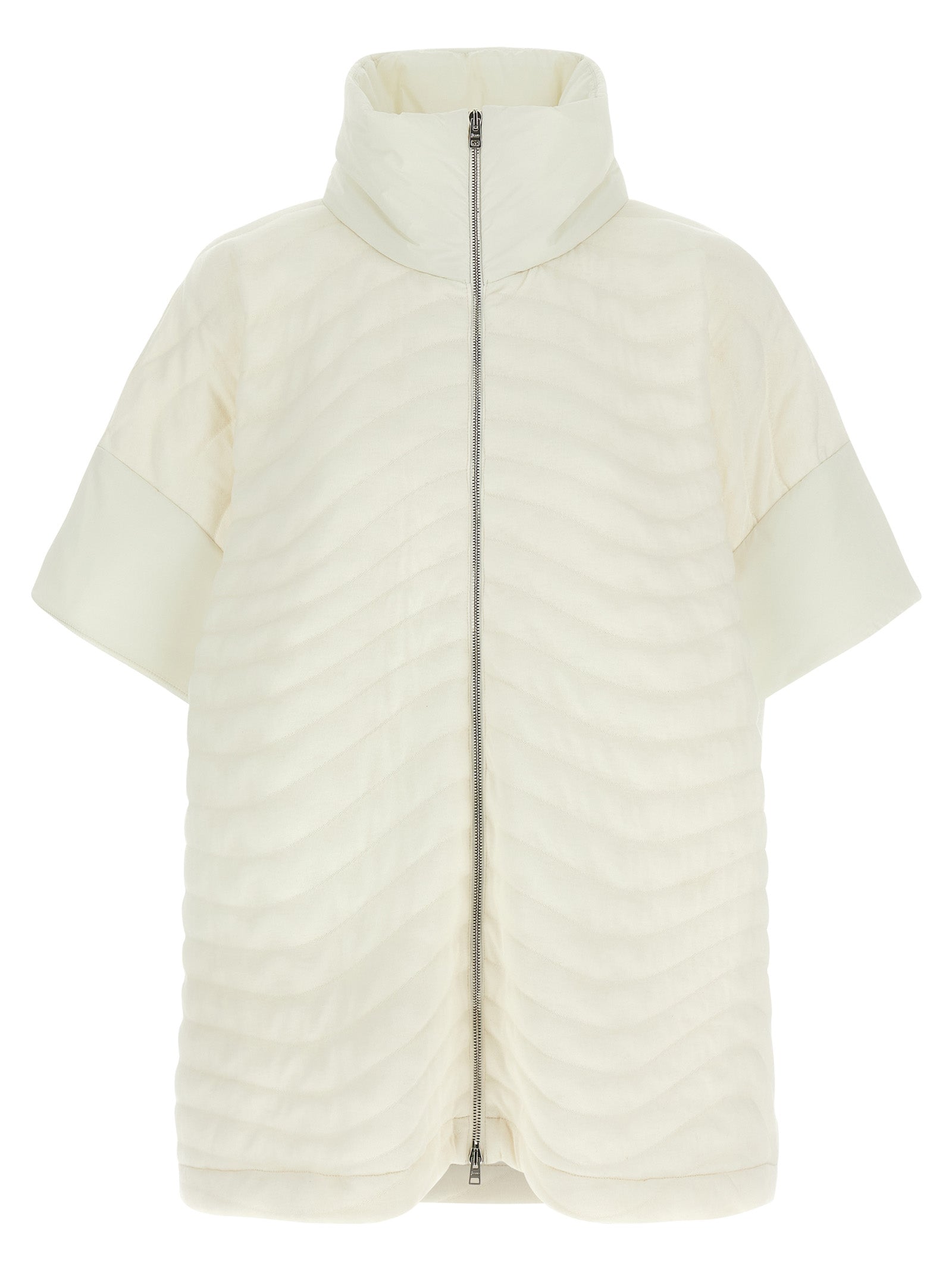 Herno White Polyester Coat
