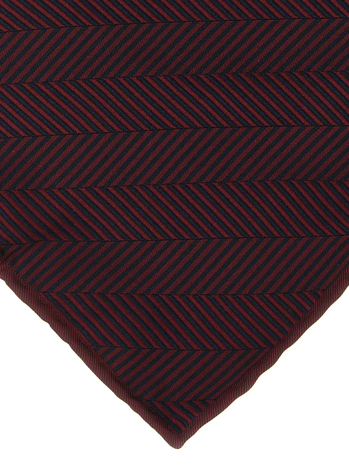 Brunello Cucinelli Bordeaux Silk Pocket Square