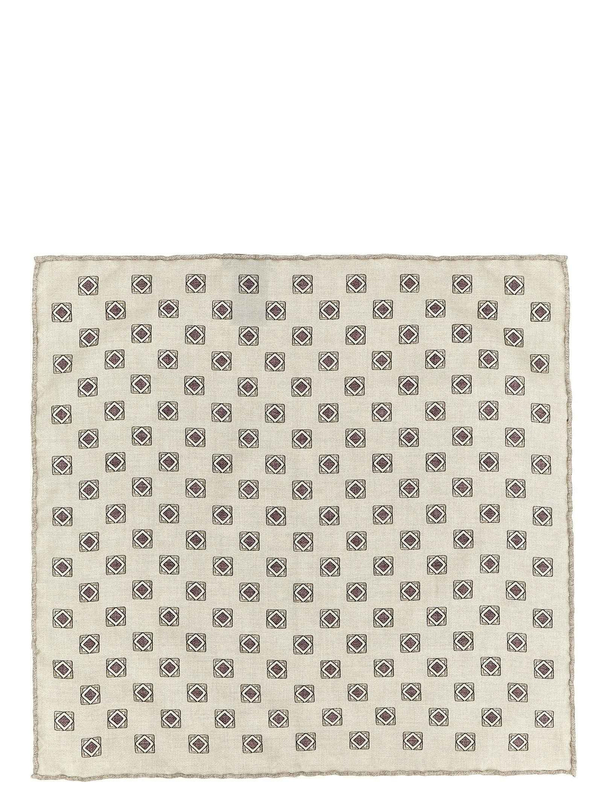 Brunello Cucinelli Multicolor Silk Pocket Square