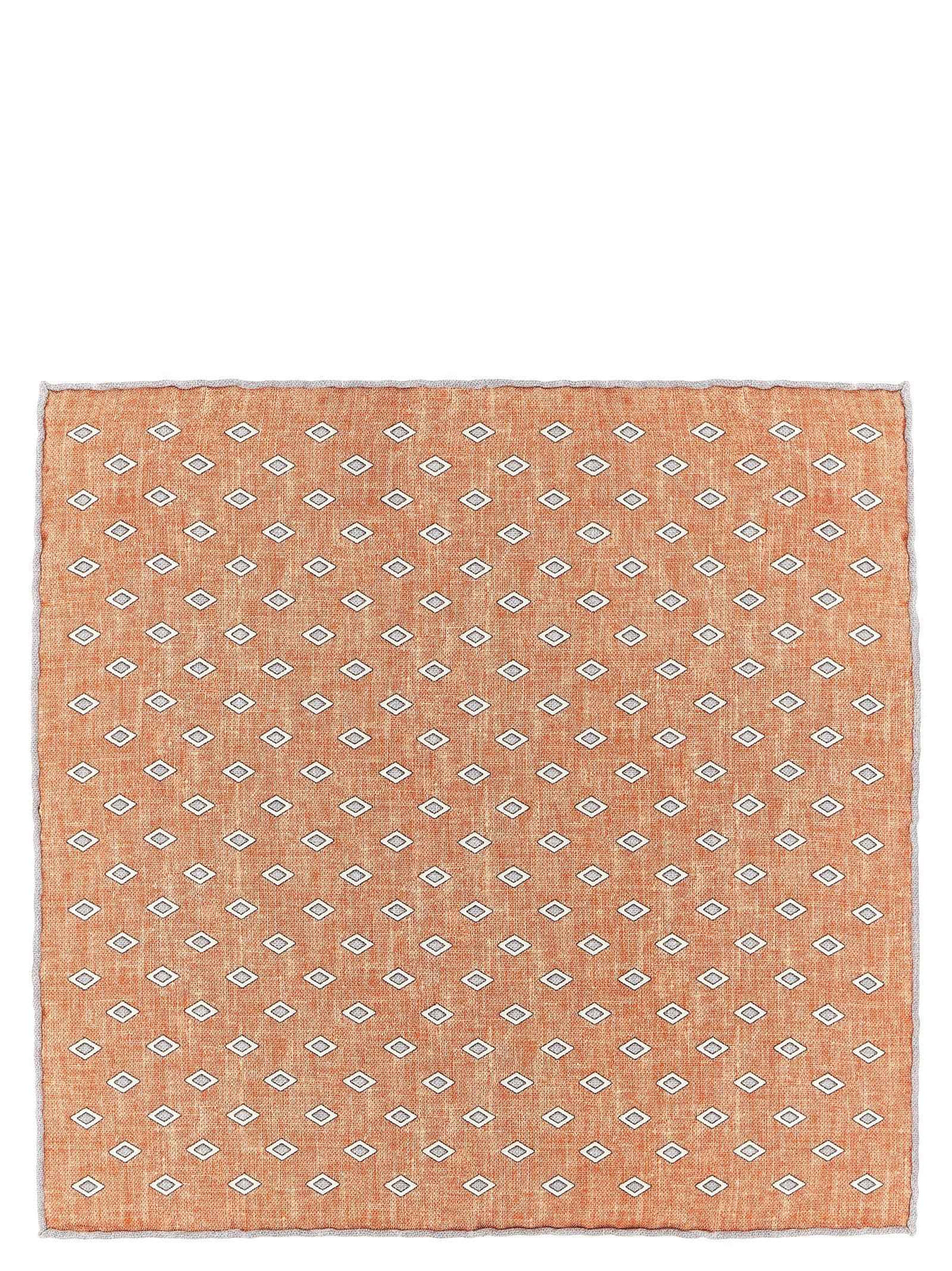 Brunello Cucinelli Multicolor Silk Pocket Square