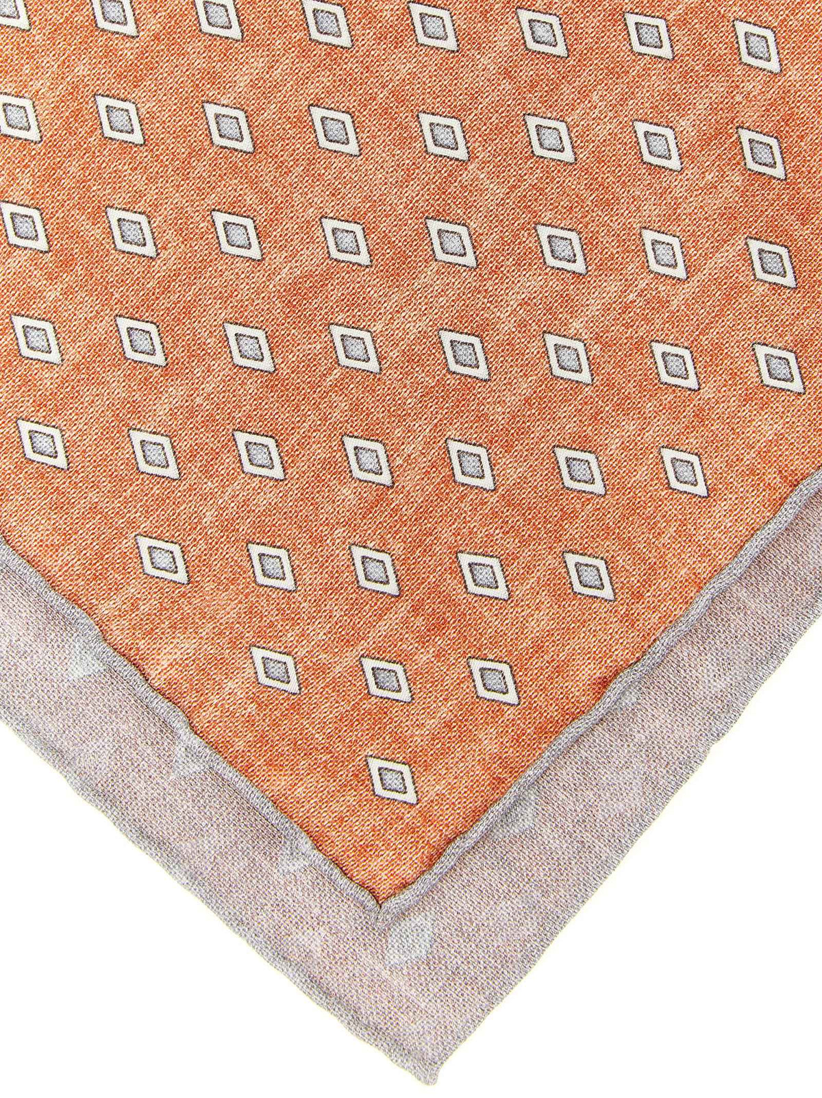 Brunello Cucinelli Multicolor Silk Pocket Square