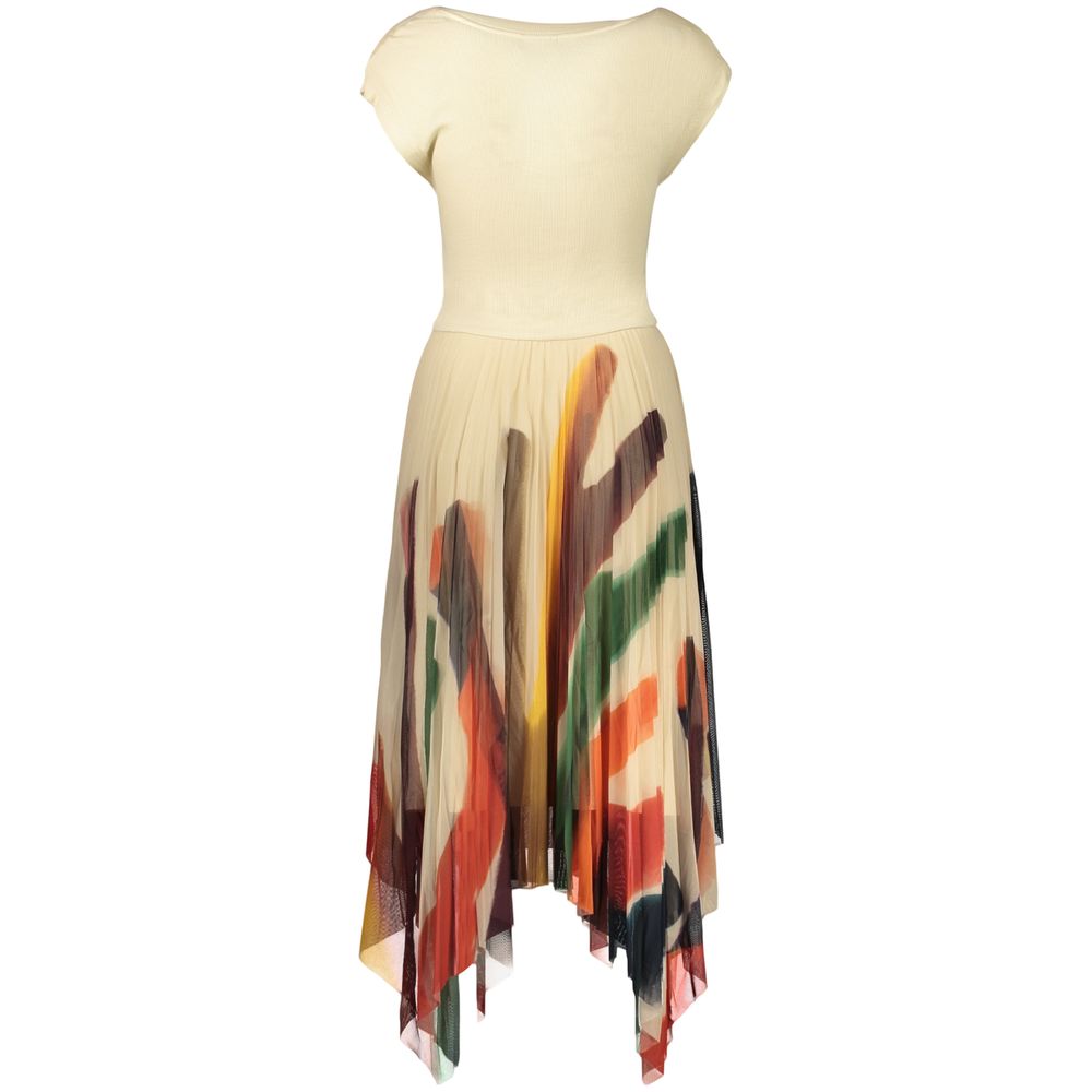 Desigual Beige Polyester Women's Dress