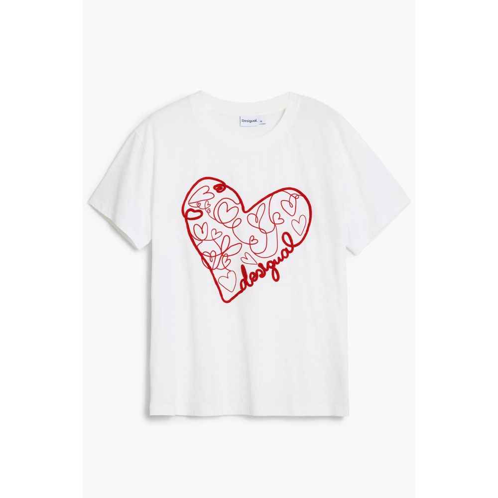 Desigual Bianco Cotton Women's T-Shirt