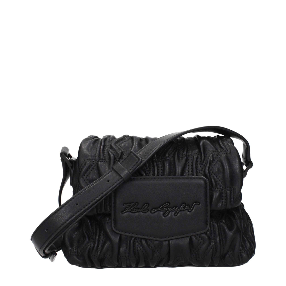 Karl Lagerfeld Black Polyester Crossbody Bag