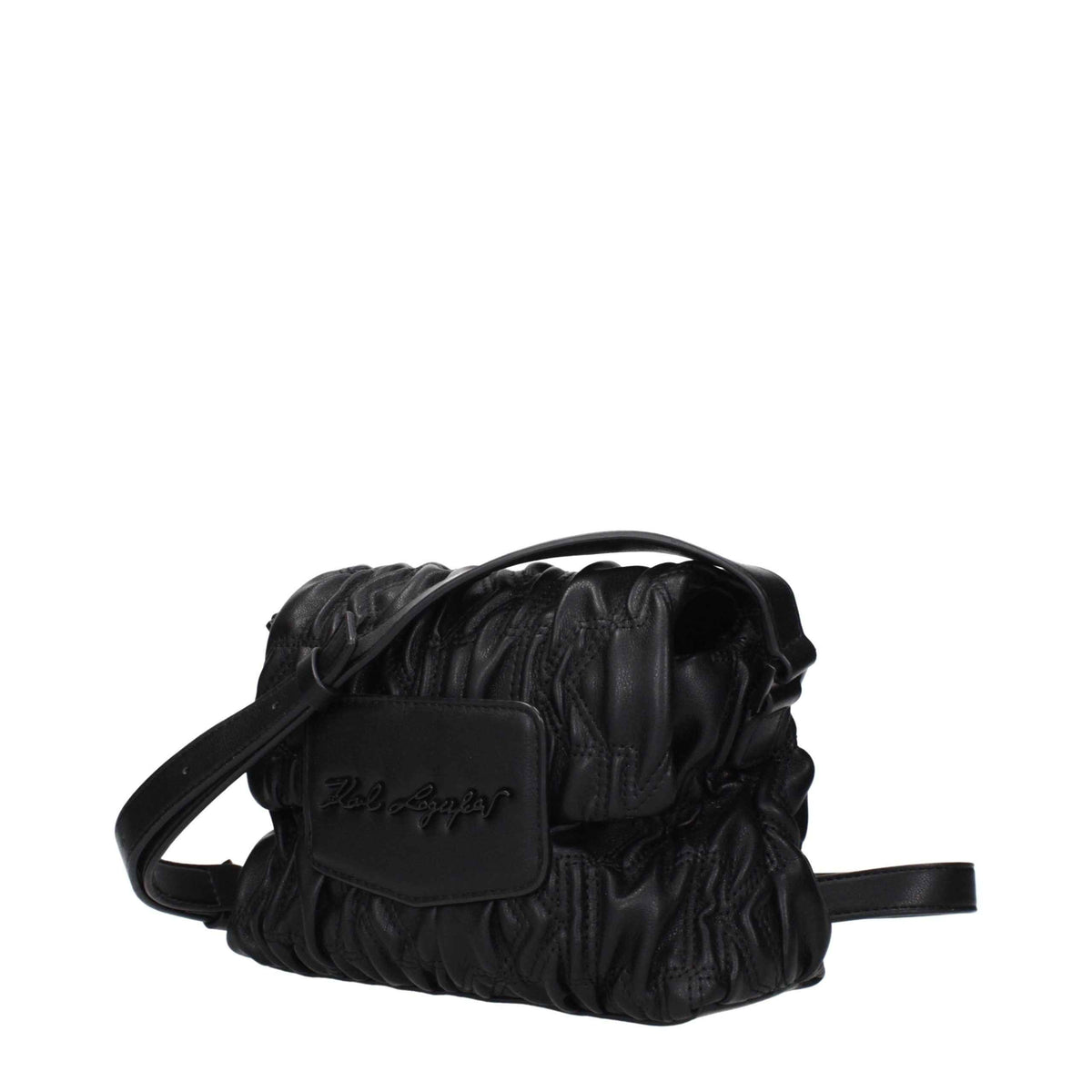 Karl Lagerfeld Black Polyester Crossbody Bag