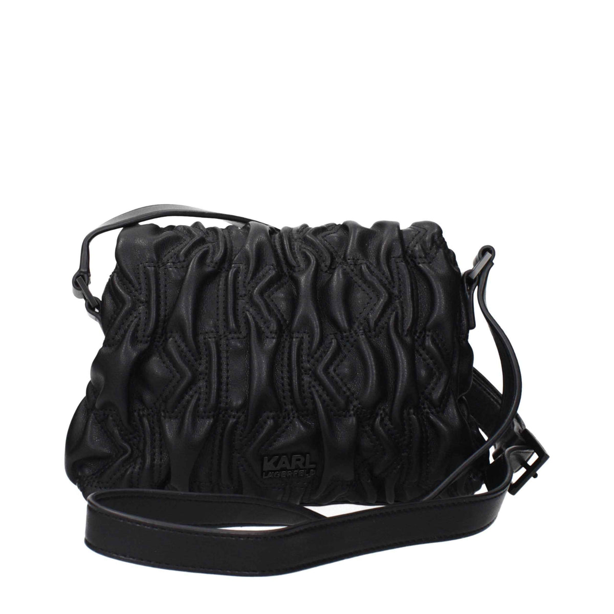 Karl Lagerfeld Black Polyester Crossbody Bag