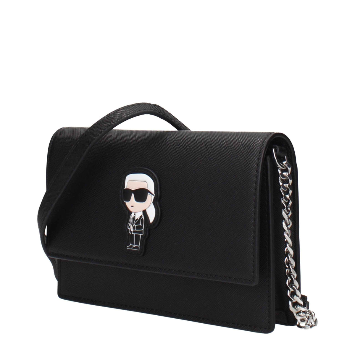 Karl Lagerfeld Black Polyethylene Crossbody Bag