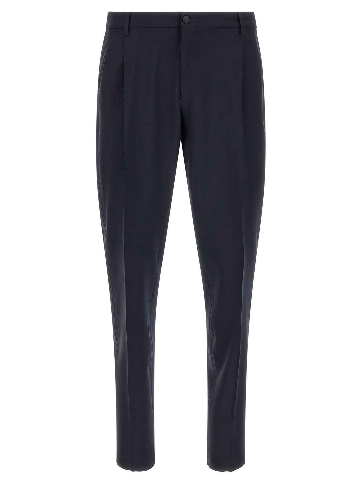 Dolce & Gabbana Blue Virgin Wool Two-Piece Suit