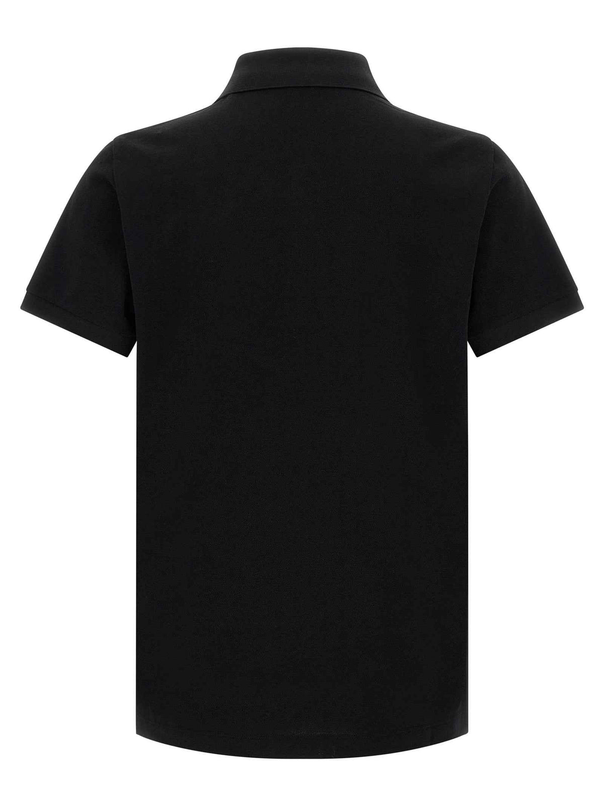 Fendi Black Cotton Polo Shirt