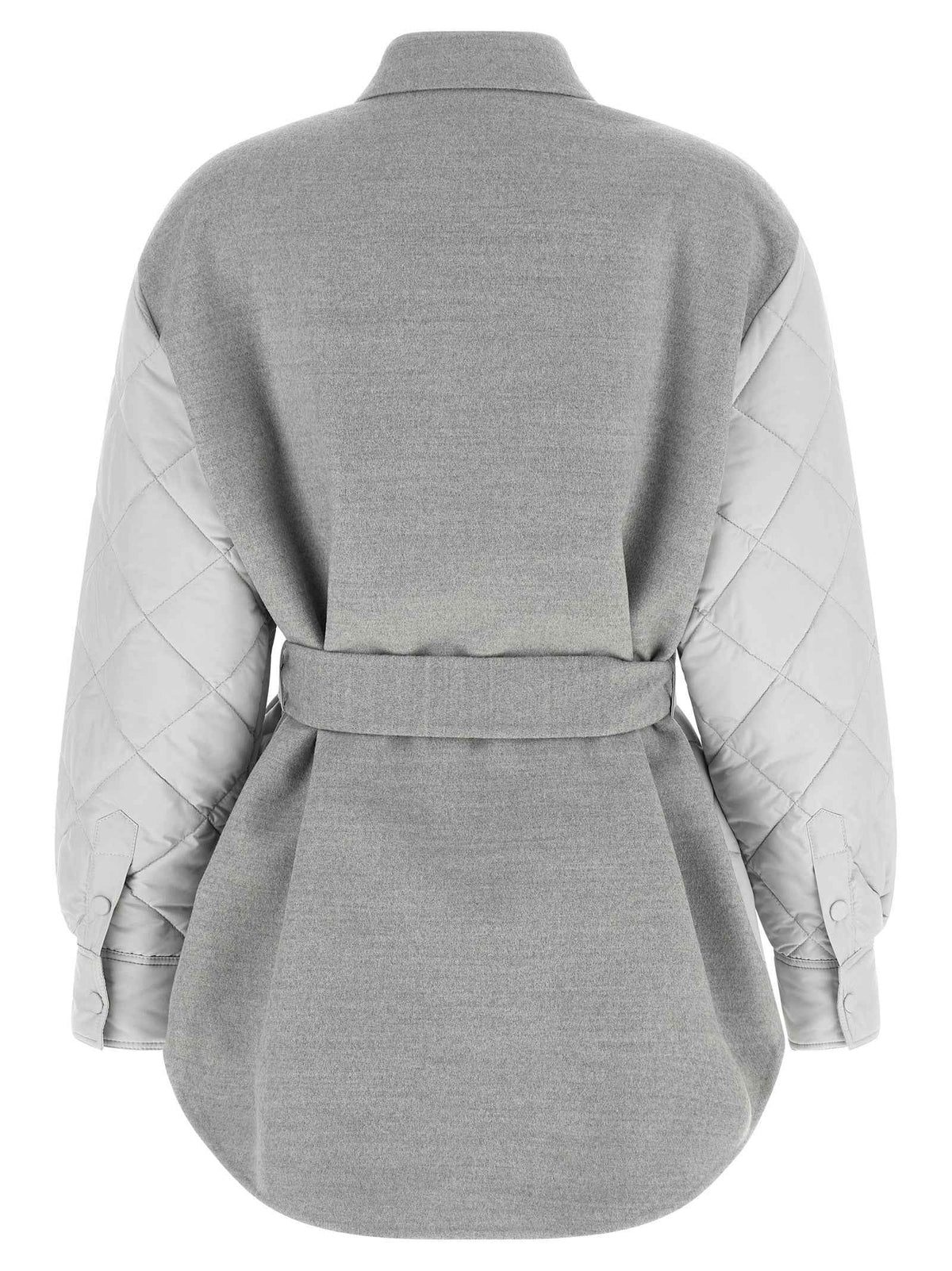 Fabiana Filippi Gray Polyester Shell Jacket