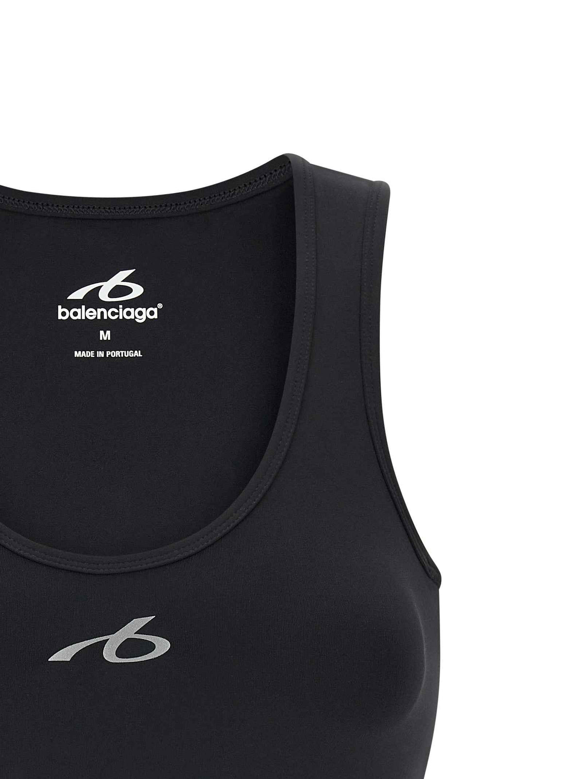 Balenciaga Black Polyamide Sport Bra