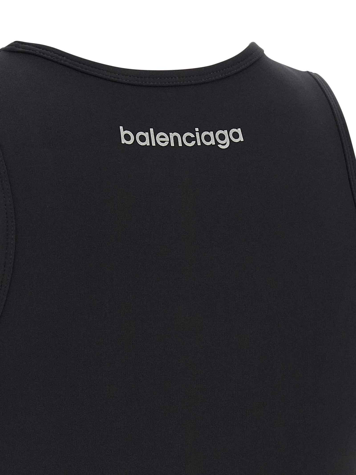 Balenciaga Black Polyamide Sport Bra