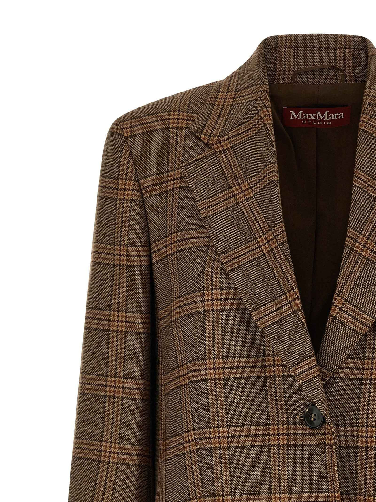 Max Mara Brown Wool Blazer