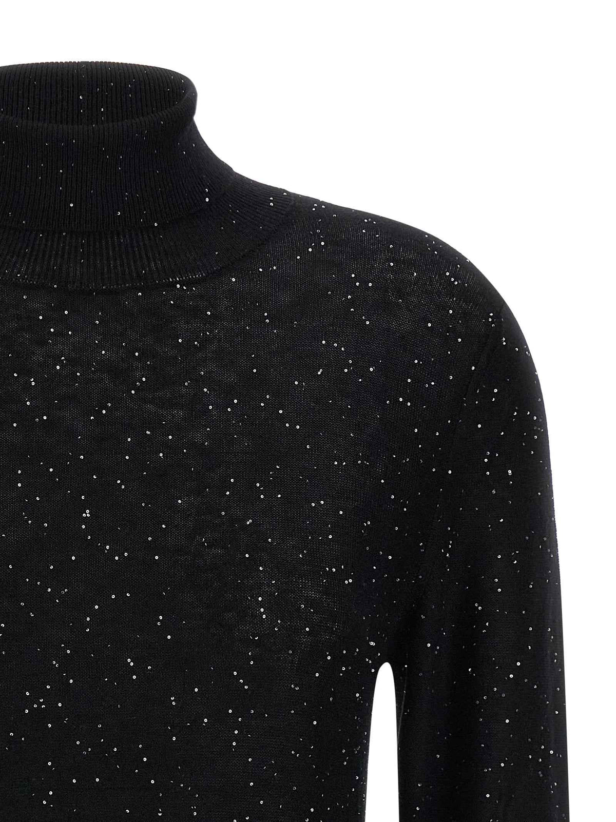 Fabiana Filippi Black Wool Cardigan