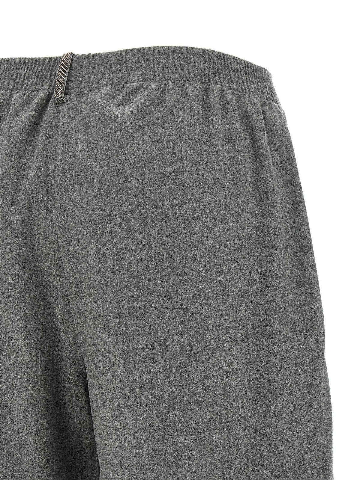 Fabiana Filippi Gray Virgin Wool Cargo Pants