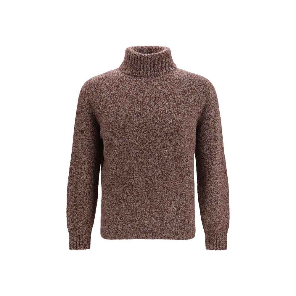 Brunello Cucinelli Bordeaux Wool Oves Aries Turtleneck