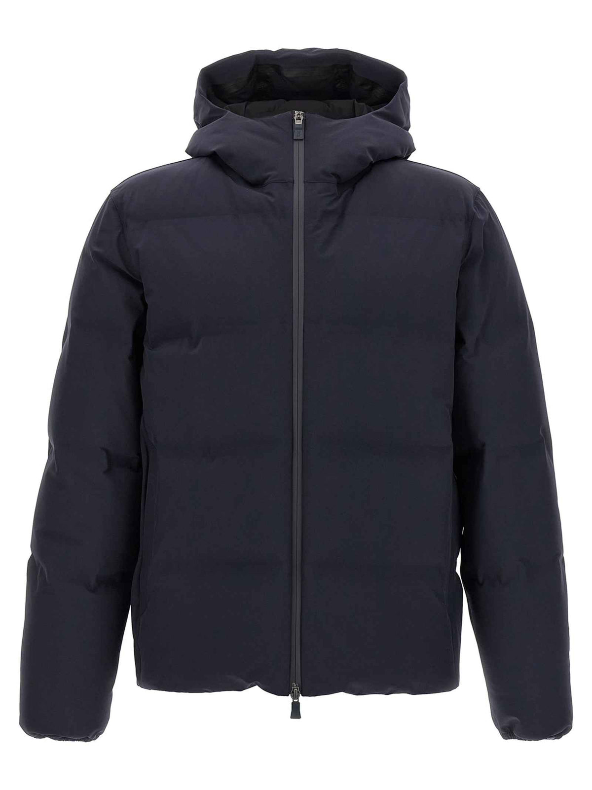 Herno Blue Polyamide Full-Length Jacket