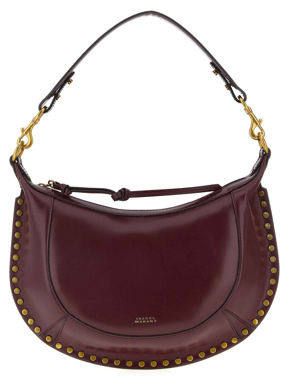Isabel Marant Bordeaux Calfskin Shoulder Bag
