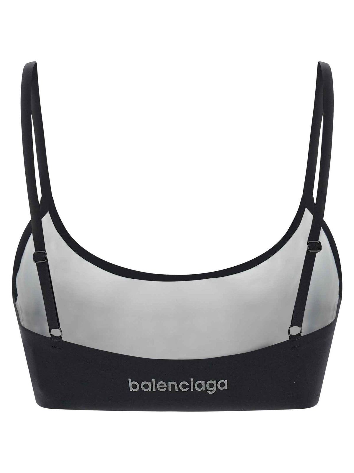 Balenciaga Black Polyamide Sport Bra
