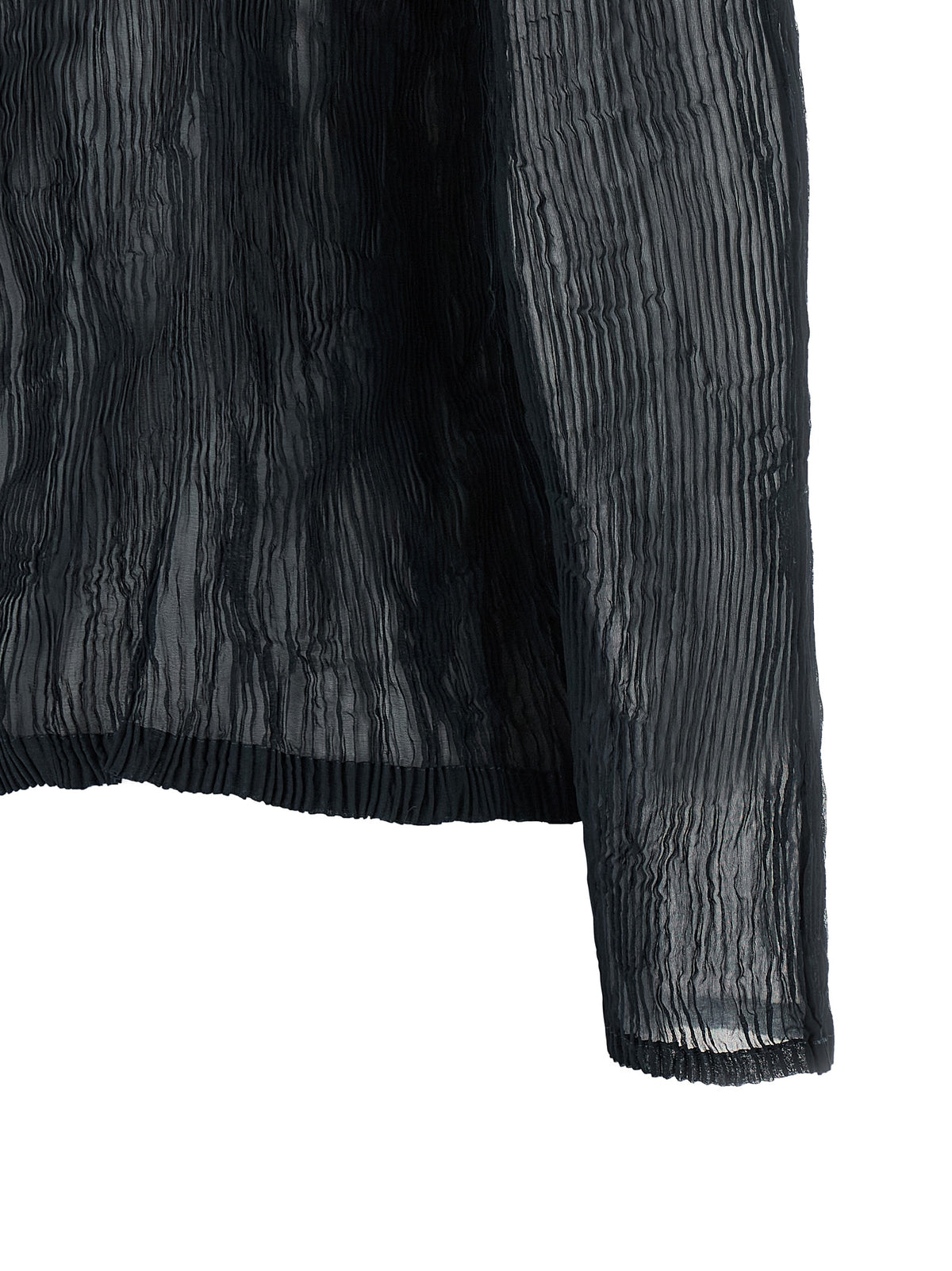 Issey Miyake Blue Polyester Cardigan