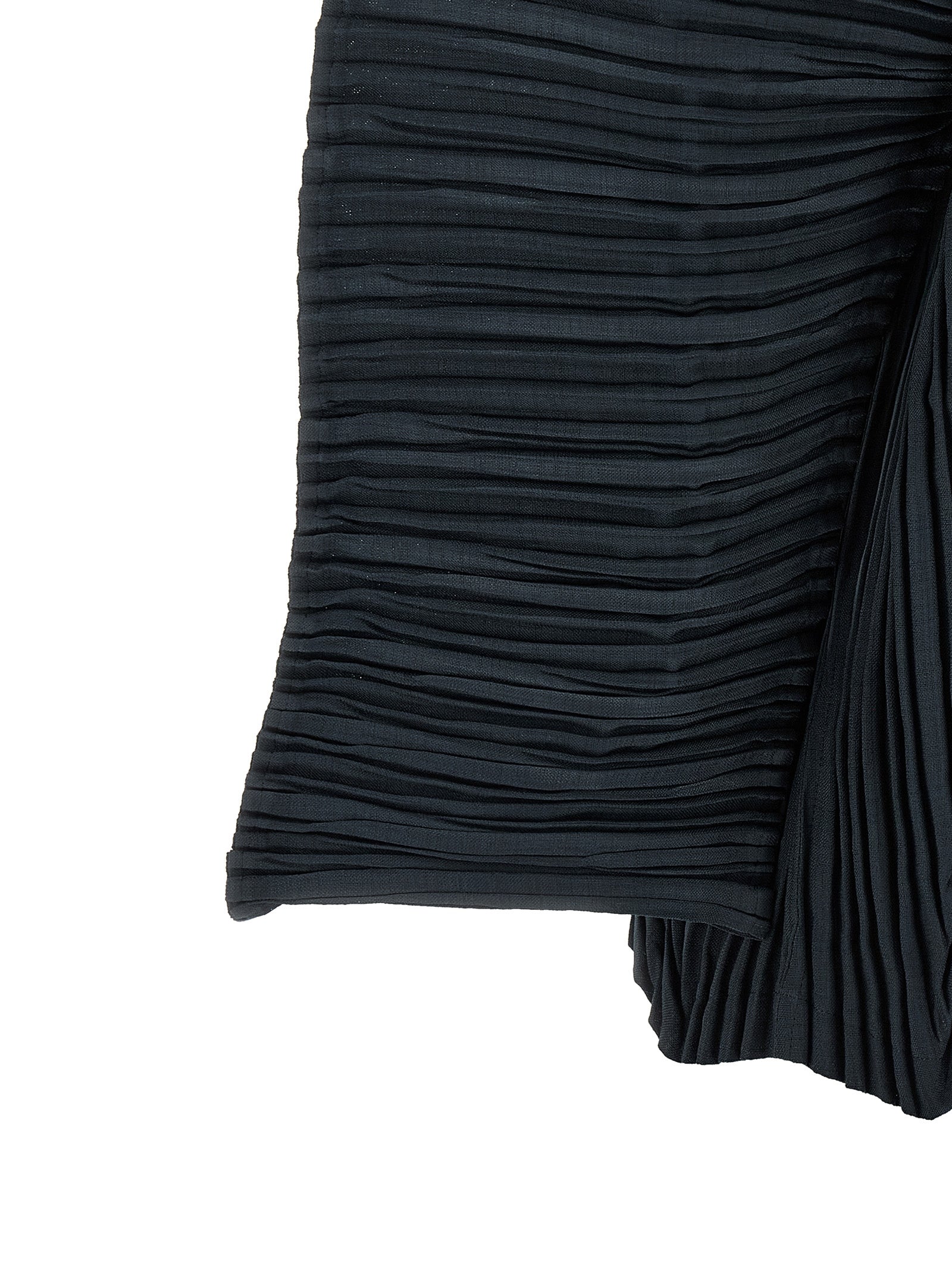 Issey Miyake Black Polyester Cardigan