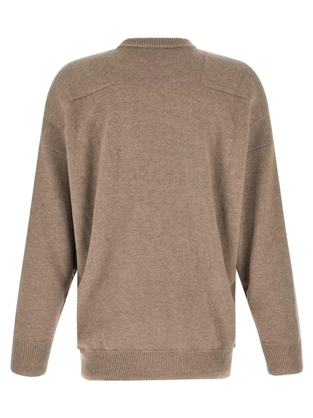 Jil Sander Beige Wool Cardigan