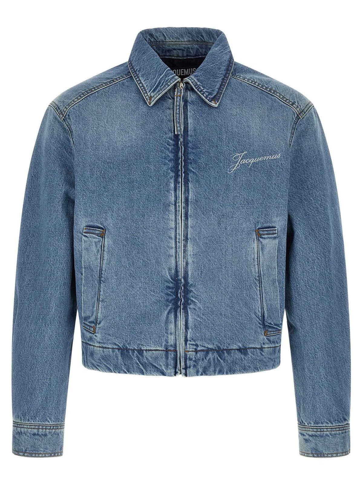 Jacquemus Blue Cotton Denim Jacket