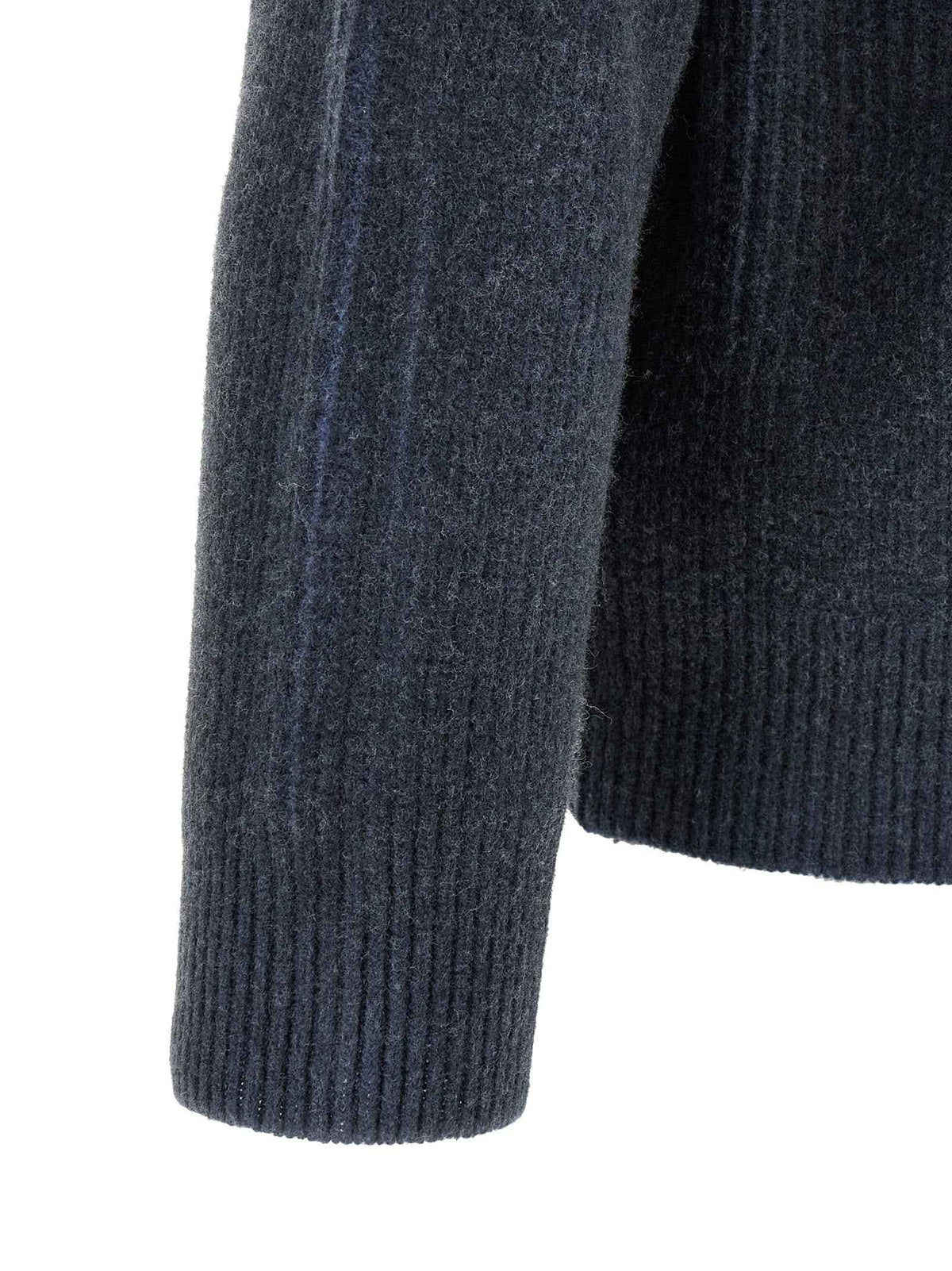 Diesel Blue Wool Cardigan