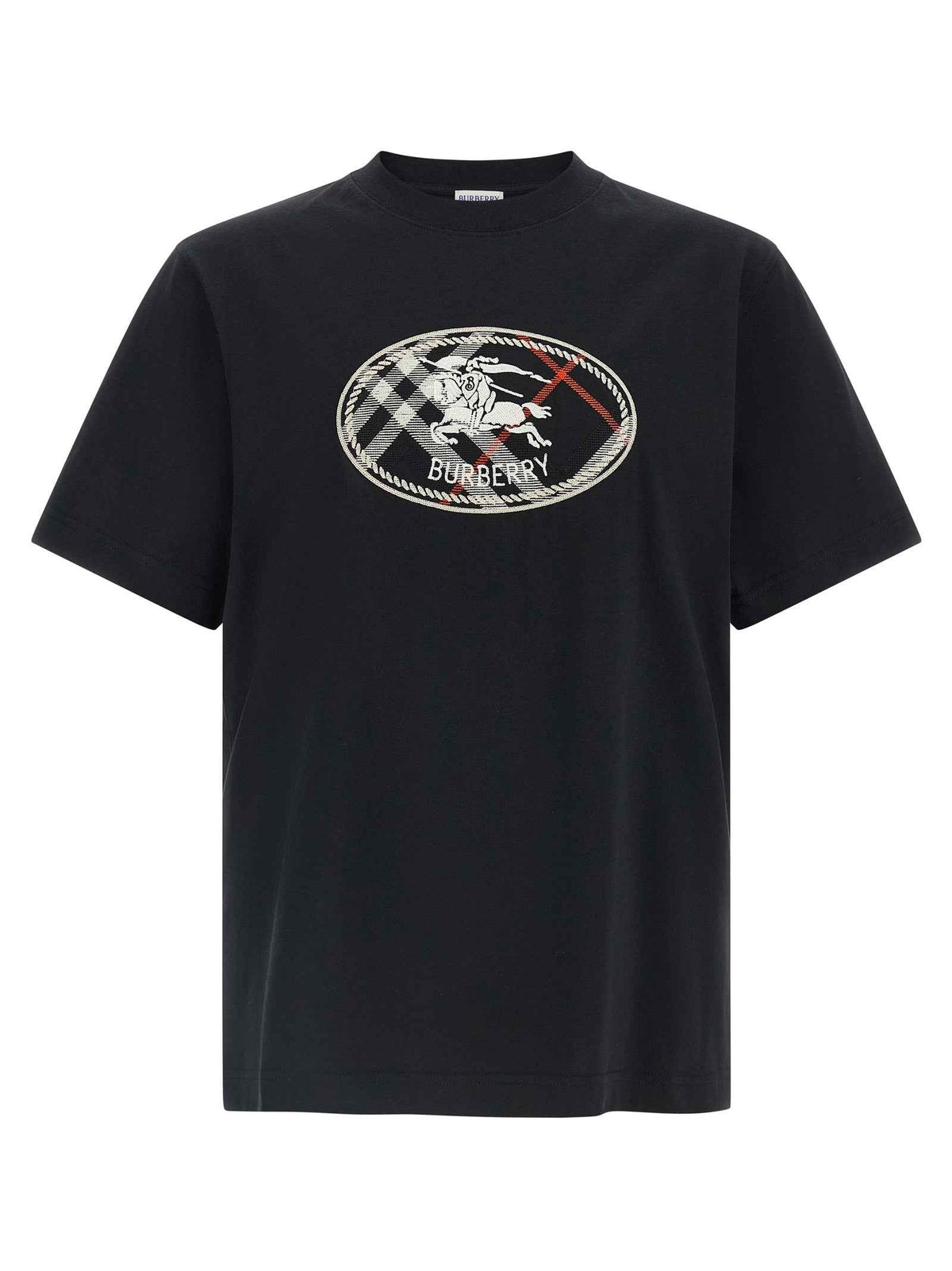 Burberry Black Cotton T-Shirt