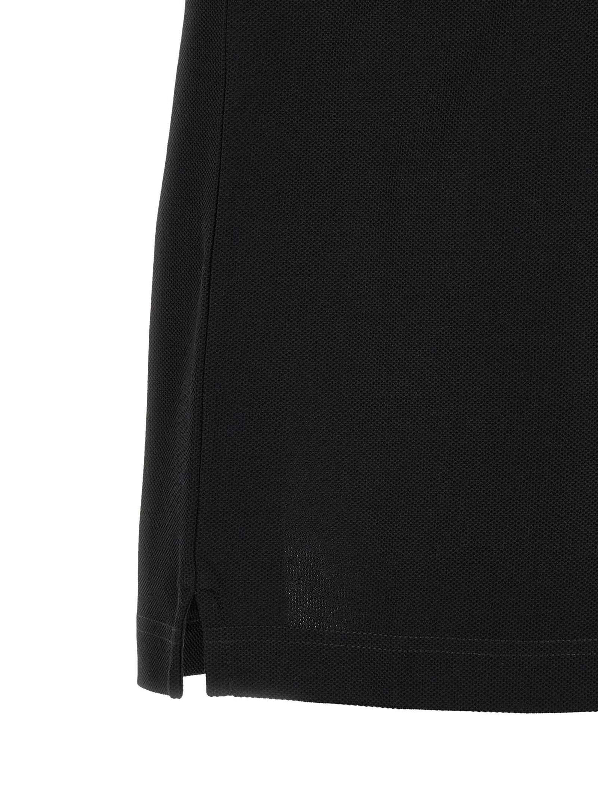 Burberry Black Cotton Polo Shirt