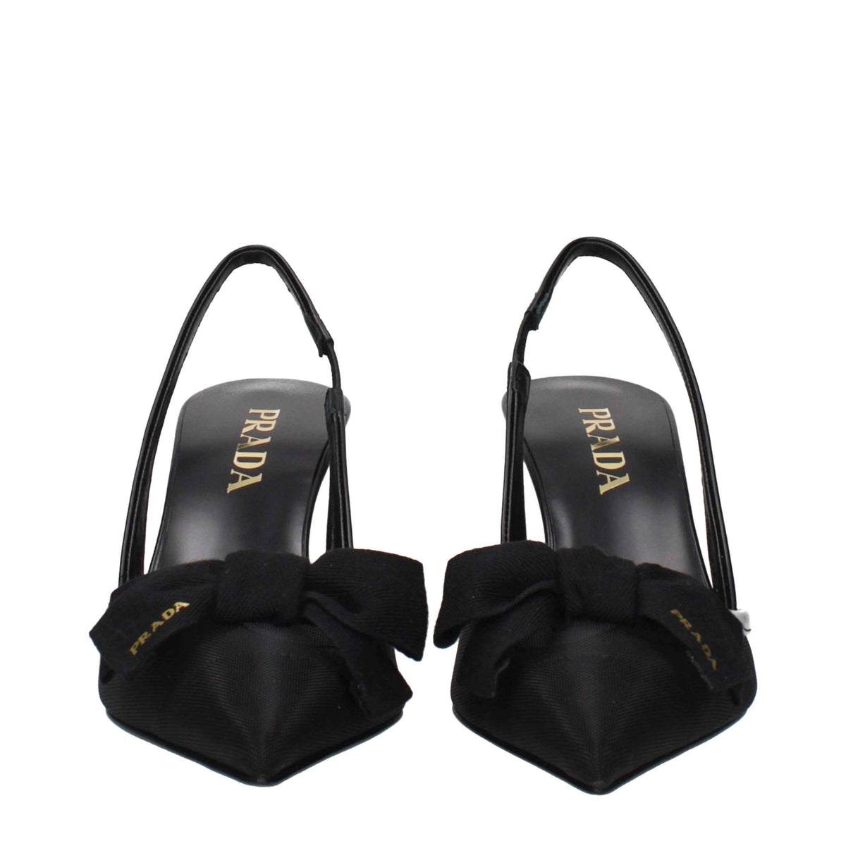 Prada Black Fibres High Heel Pumps