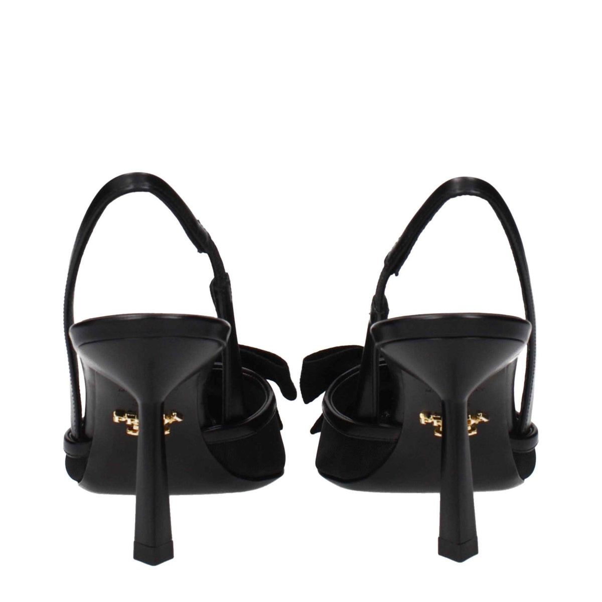 Prada Black Fibres High Heel Pumps