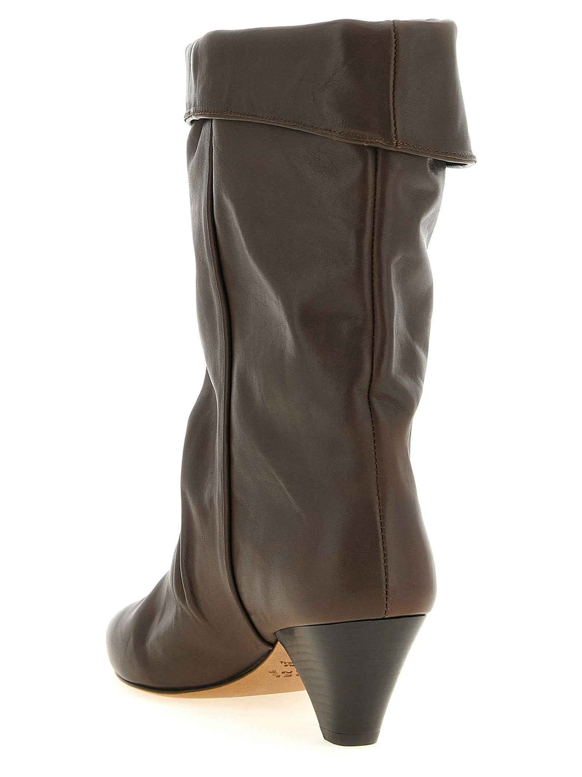 Isabel Marant Brown Cowhide Ankle Boots