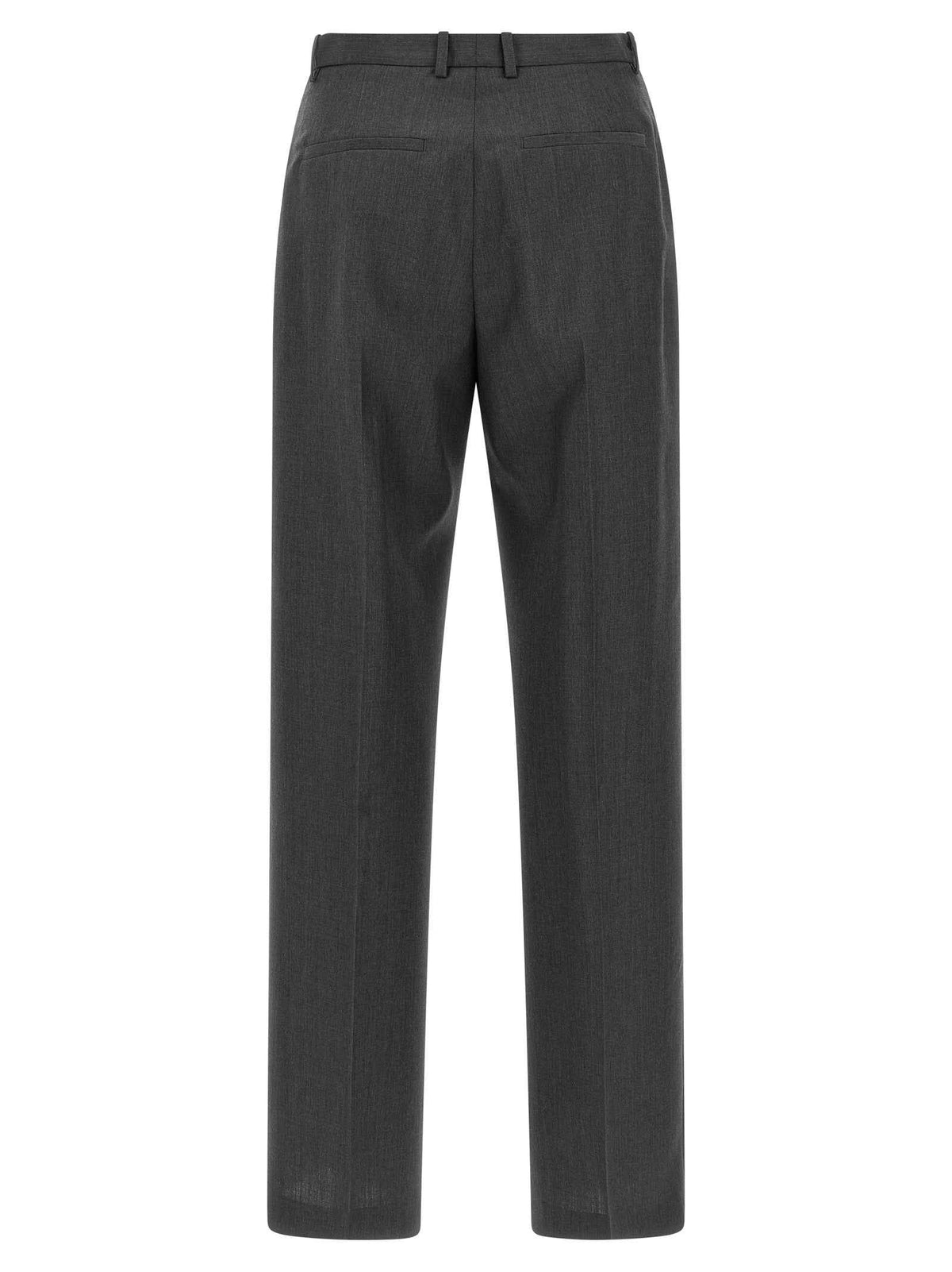 Jil Sander Gray Wool Dress Pants