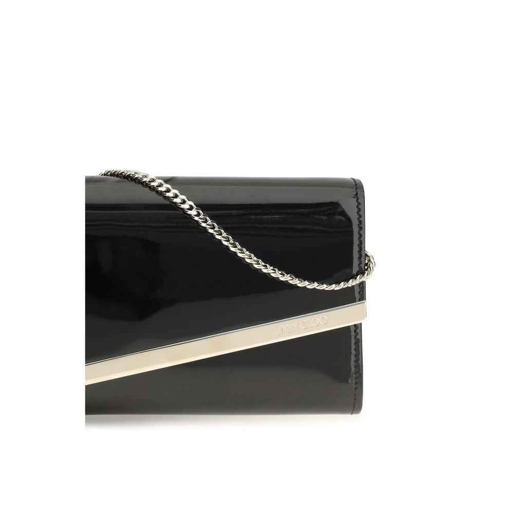 Jimmy Choo Black Calf Leather Bos Taurus Wallet