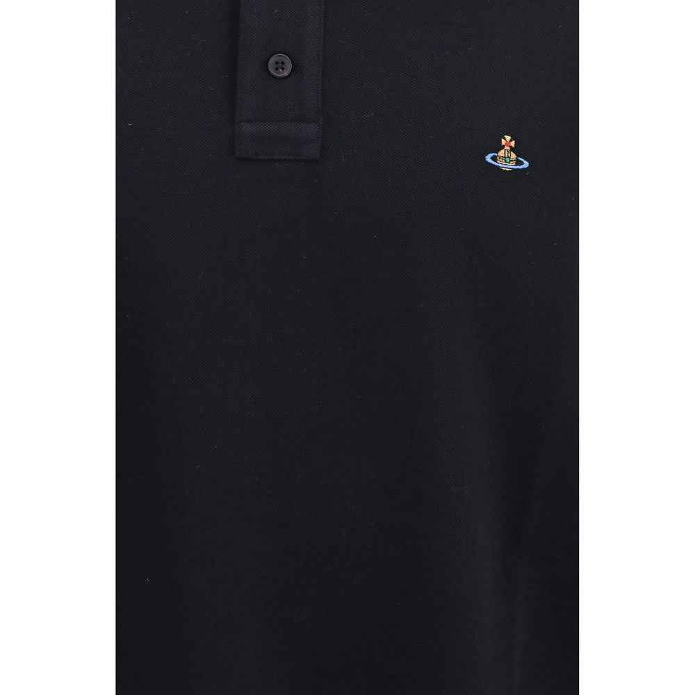 Vivienne Westwood Black Cotton Polo Shirt