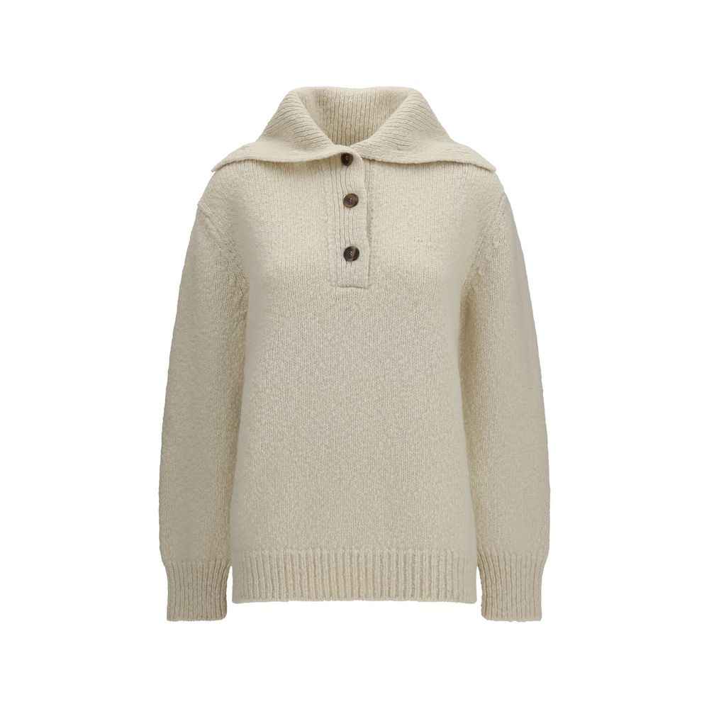 Malo Beige Cashmere Sweatshirt