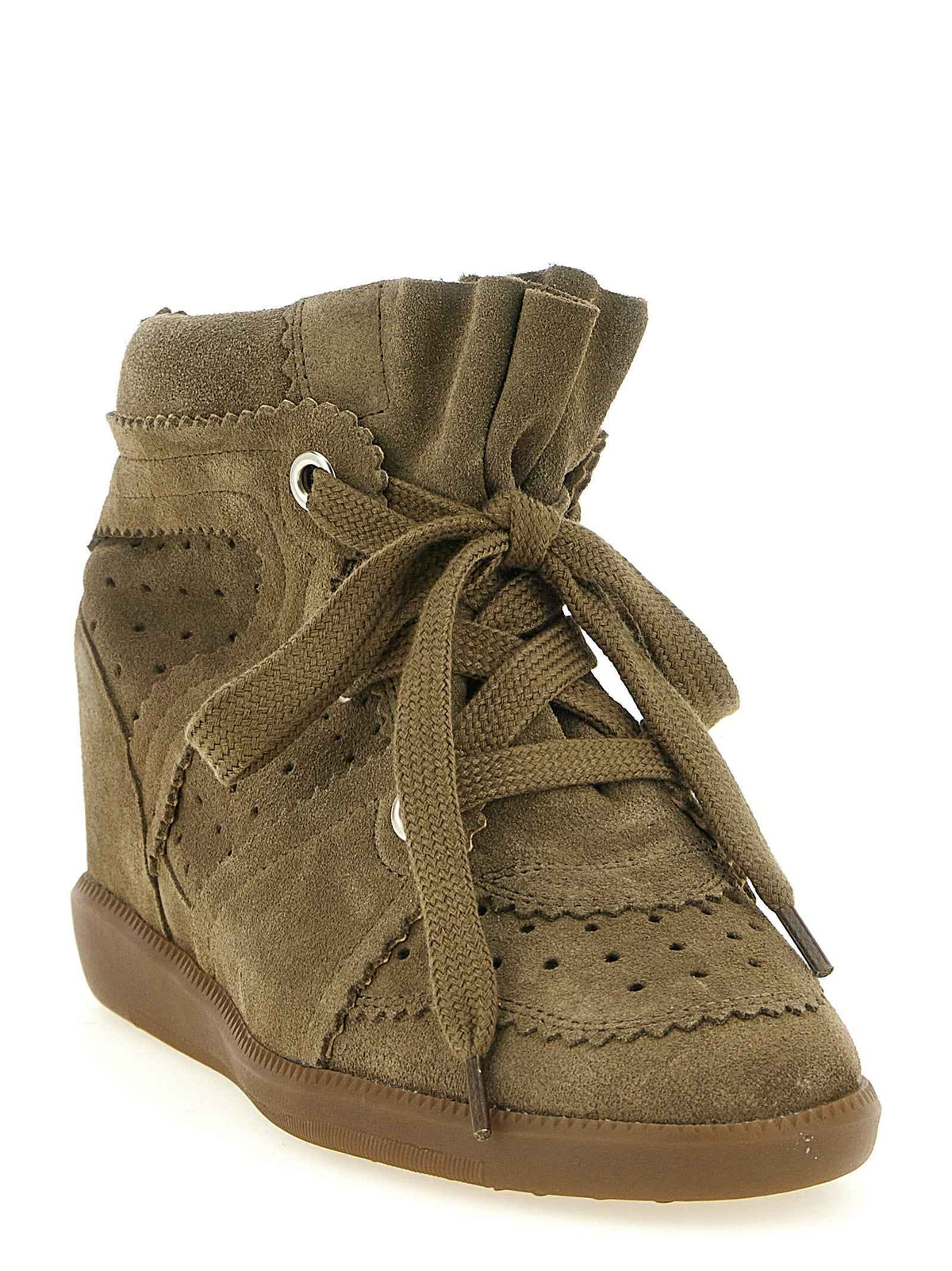 Isabel Marant Beige Cowhide Sneakers