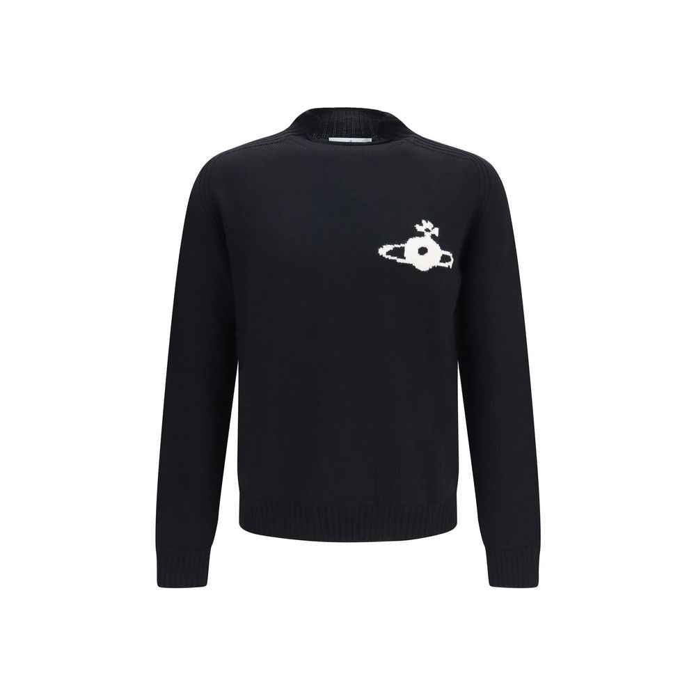 Vivienne Westwood Black Wool Oves Aries Sweatshirt