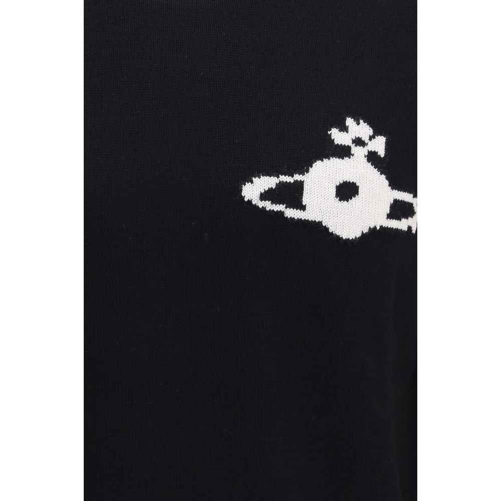 Vivienne Westwood Black Wool Oves Aries Sweatshirt
