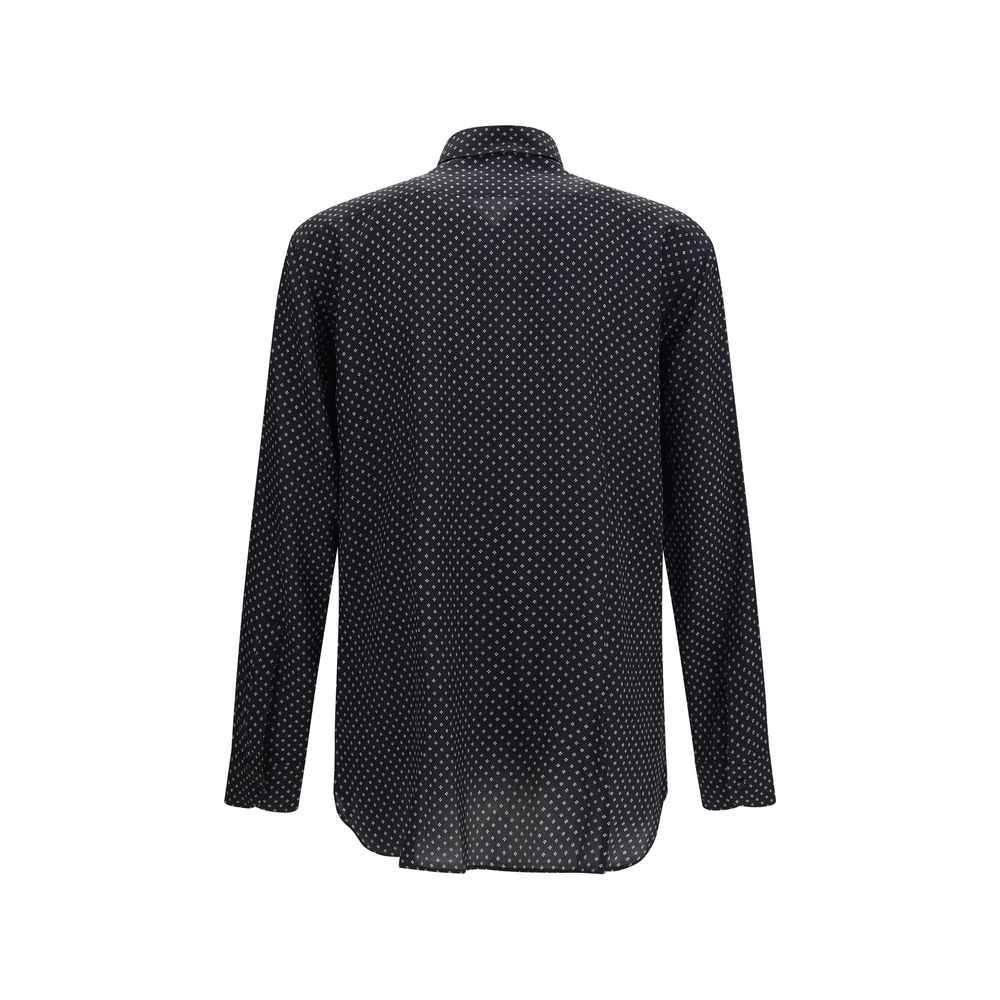 Tom Ford Black Silk Pattern Shirt
