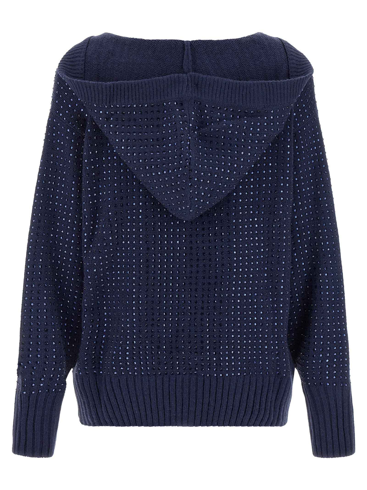PINKO Blue Wool Cardigan