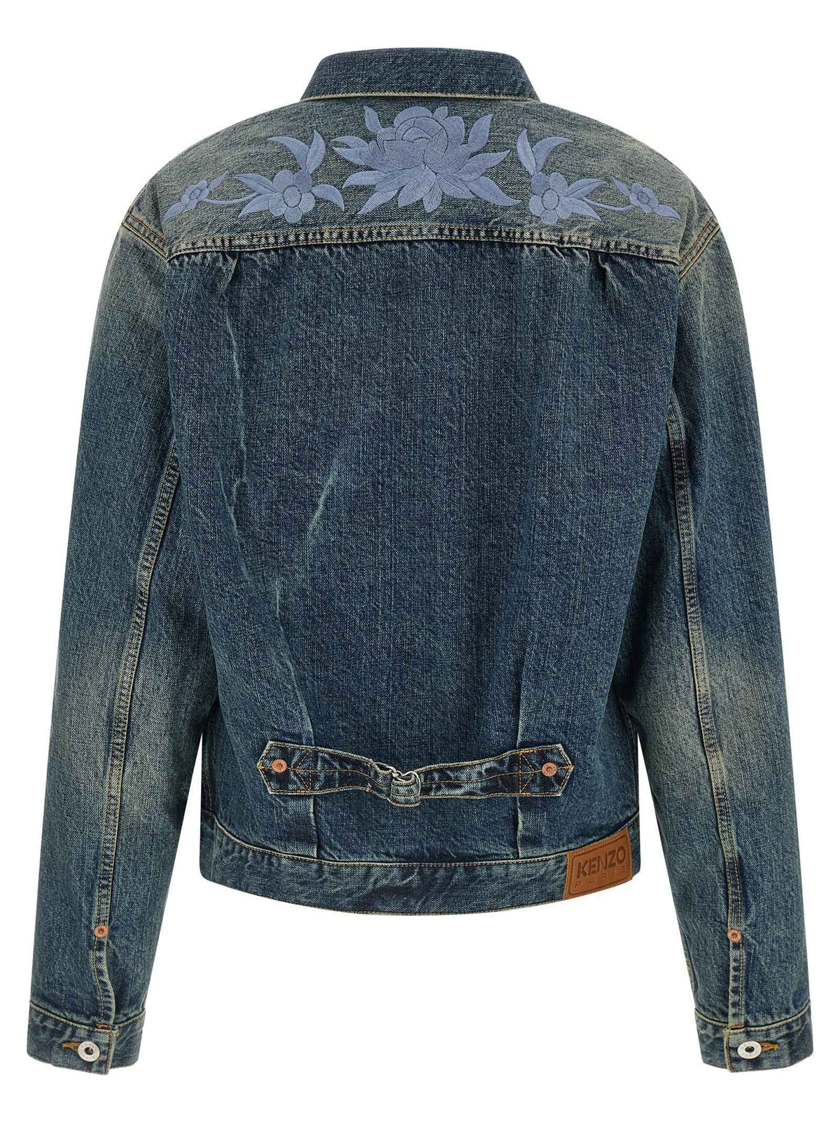 Kenzo Blue Cotton Denim Jacket
