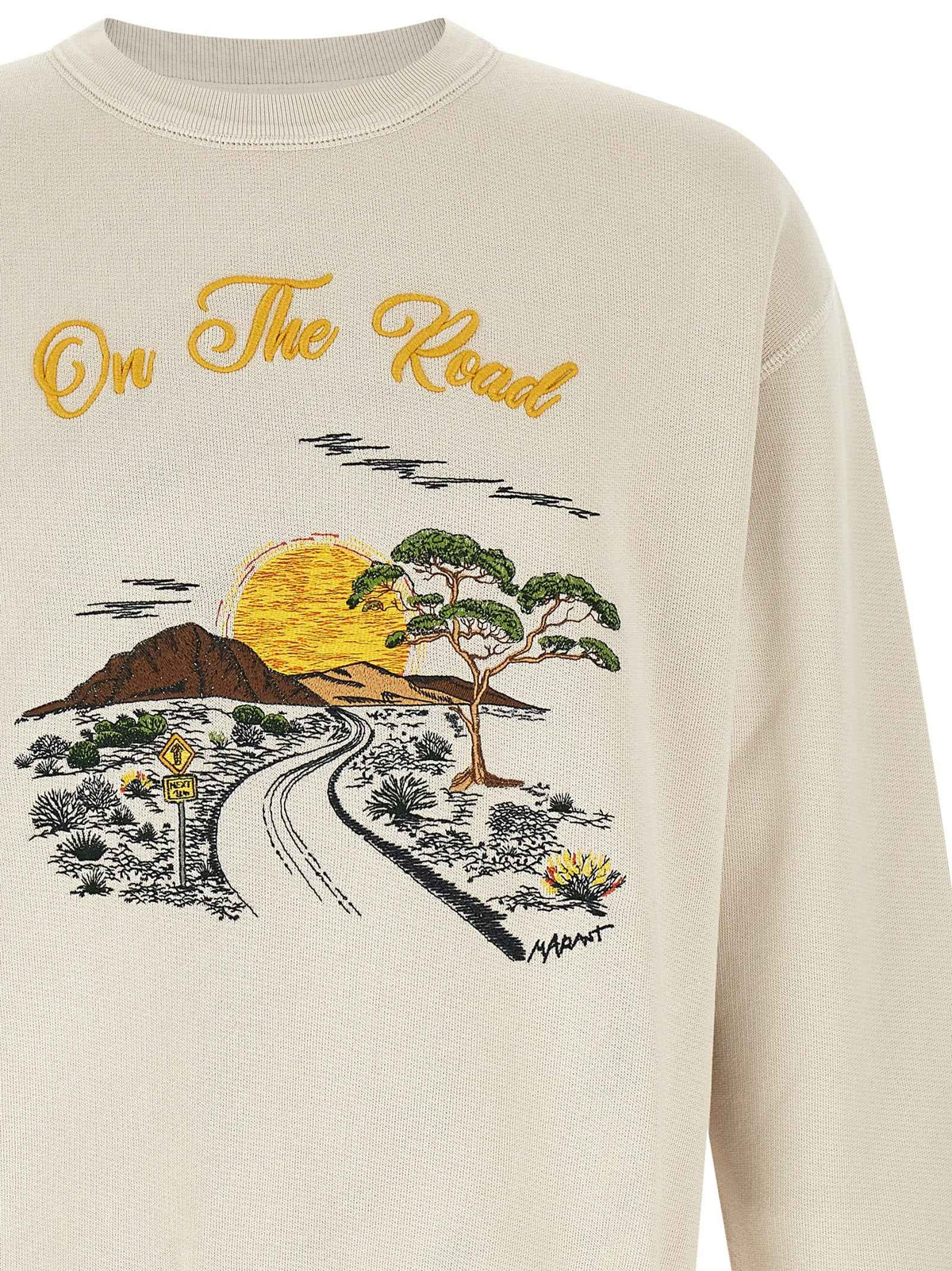Isabel Marant White Cotton Sweatshirt