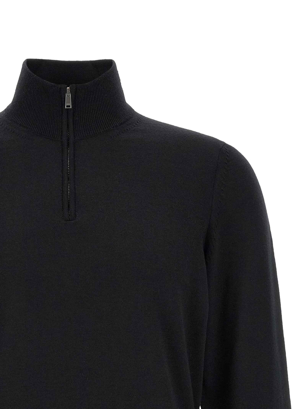 Hugo Boss Black Virgin Wool Cardigan