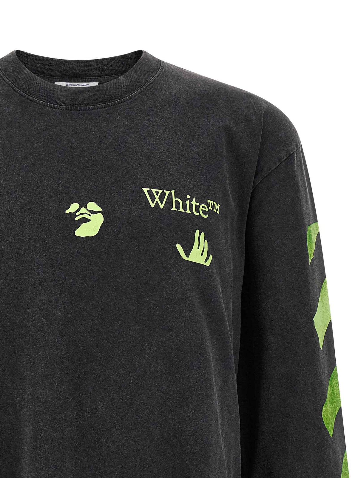 Off-White Black Cotton T-Shirt