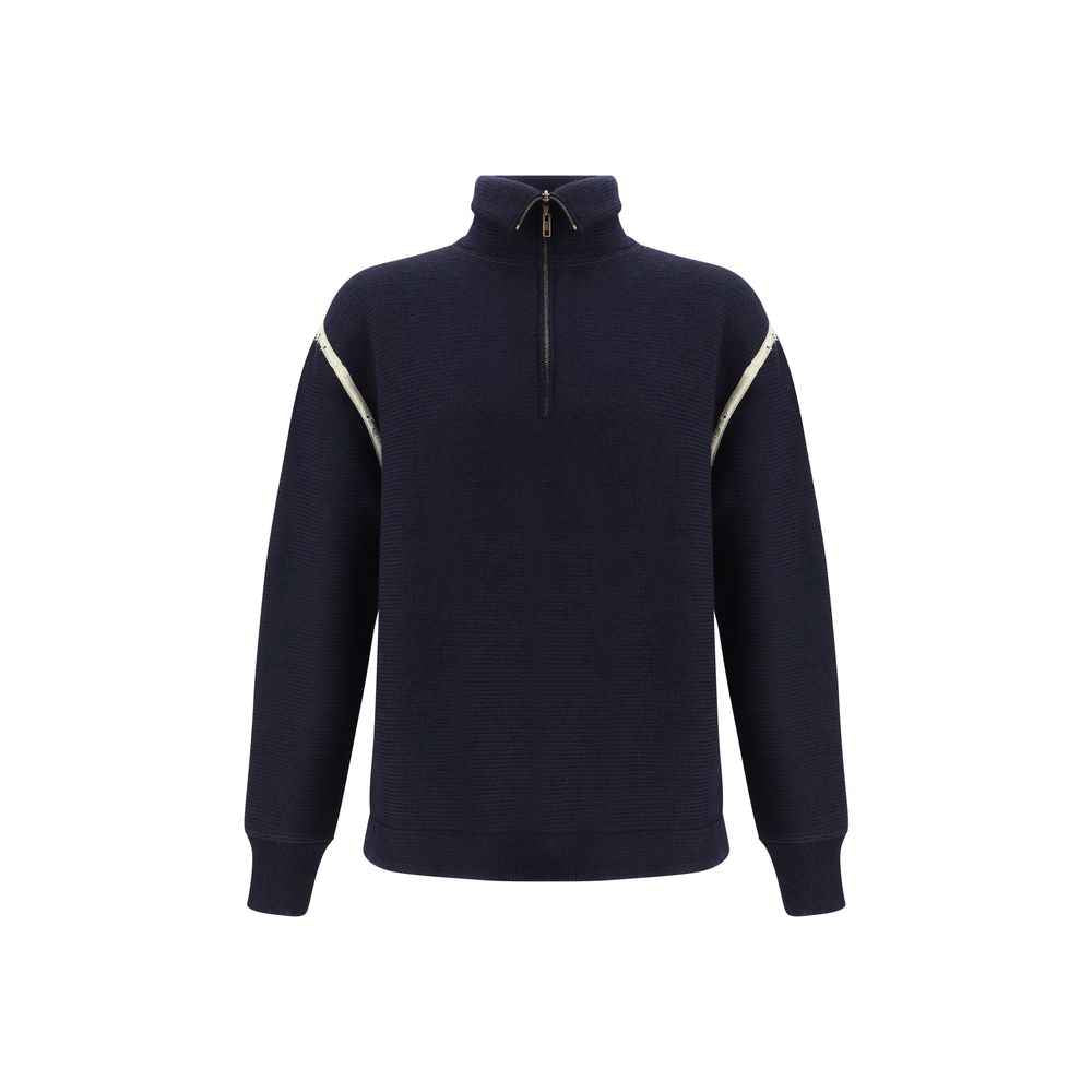 Maison Margiela Blue Wool Oves Aries Sweatshirt