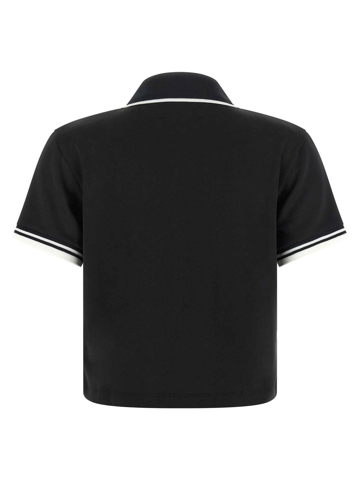 Amiri Black Polyester Polo Shirt
