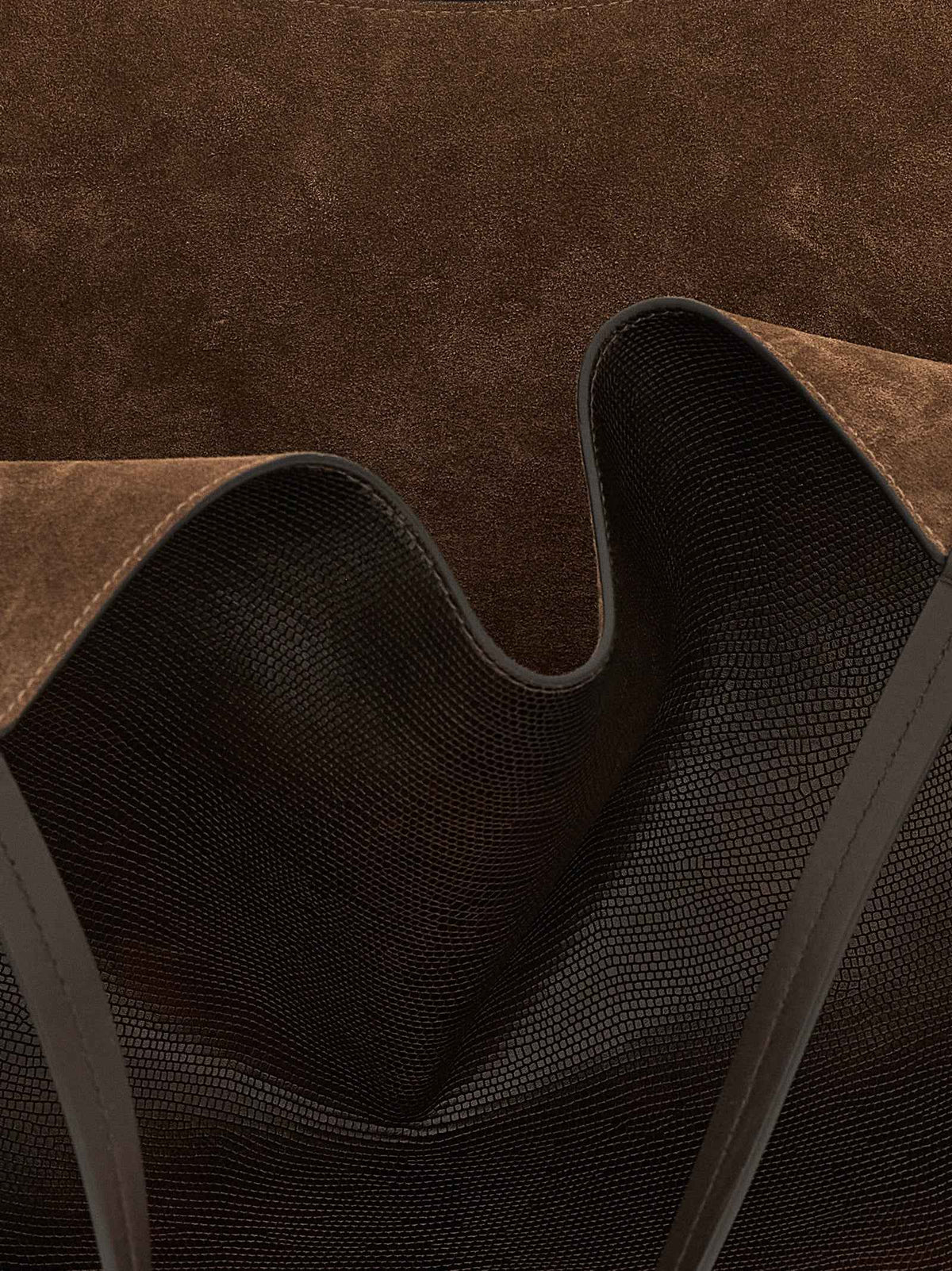 Brunello Cucinelli Brown Calfskin Tote Bag