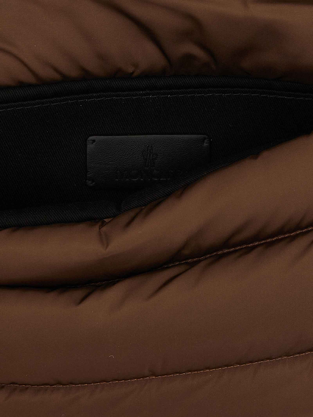 Moncler Brown Polyamide Shoulder Bag